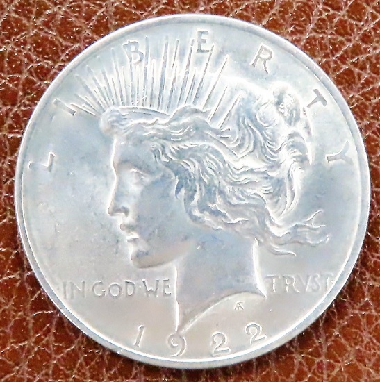 1922 Silver Peace Dollar