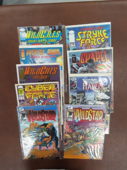 Nine (9) Comics For One Money: IMAGE, some have Spawn appearances.
