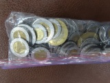 One Pound of Mexican Bi-Metal Coins.