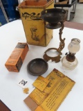 Vintage Vapo-Cresolene Vaporizer, Note: Box is in poor condition, looks complete. $1.75 lamp type