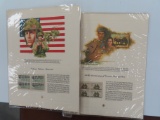 Six (6) pages For One Money: Stamp Displays incl Medal of Honor, Vietnam Veterans, German Immigratio
