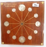 Melt Value $39.64 on 8-17-21: Last United States Silver Coinage Clock Face (no clock mechanism)