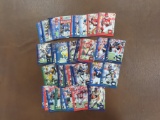 1999 Donruss Leaf Football STAR Lot incl. Strahan, Seau, Moon, Thurman Thomas, Flutie, Rod