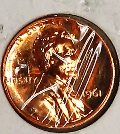 1961 One Cent, BU