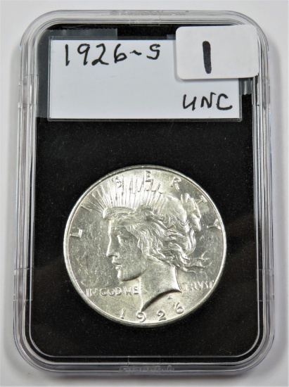 1926-S Silver Peace Dollar, UNC