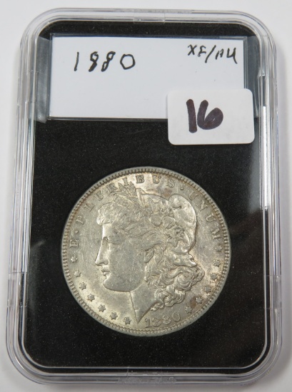 1880 Silver Morgan Dollar, XF/AU