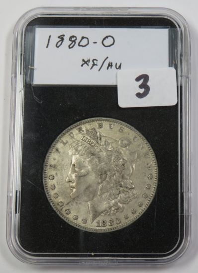 1880-O Silver Morgan Dollar, XF/AU