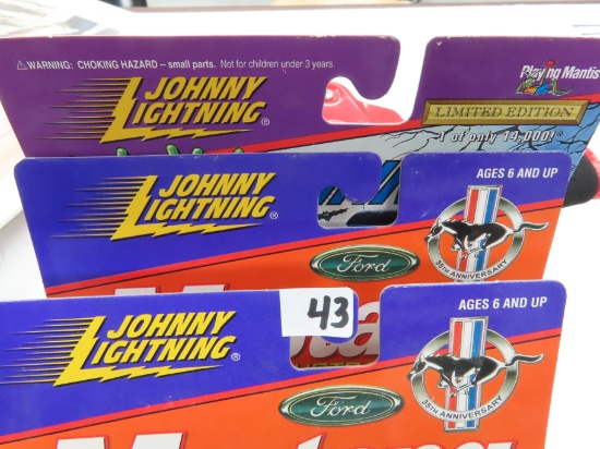 Mystery Lot of Three (3) Unopened Johnny Lightning Cars! All One Money