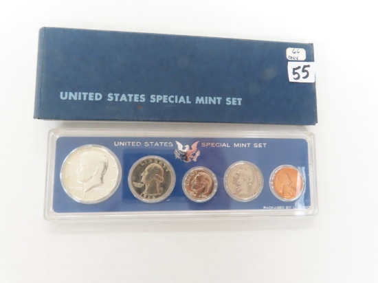 1966 U.S. Special Mint Set, Sealed, with 40% Silver Kennedy Half Dollar