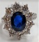 $12,820 Retail Replacement Value, 14K Gold Tanzanite & Diamond Ring, Tanzanite weith = 3.0ct, Total