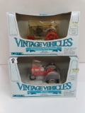 TWO (2) X The Money: 1987 ERTL McCormick Deerin Farmall & 1986 Ertl 961 Ford, Die Cast Tractors, IN