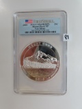 2010 Mount Hood NP 5 oz Silver - First Strike Quarter, Graded by PCGS MS69DMPL. Five Oz Silver.