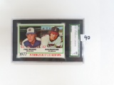 1978 Topps Nolan Ryan & Phil Niekro Strikeout Leaders #206, SGC Graded 5