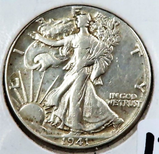 1941 Silver Walking Liberty Half Dollar