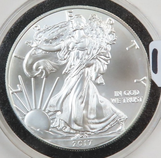 2017 U.S. Silver Eagle, One Ounce .999 Fine Silver
