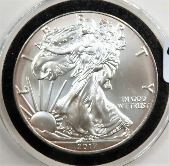 2017 U.S. Silver Eagle, One Ounce .999 Fine Silver