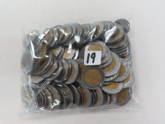 One LB of Mexican Bi-Metal Coins