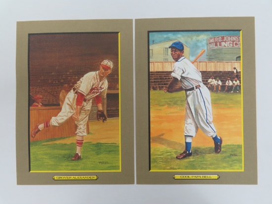 Both For One Money: #d/5000 Perez Steel Great Moments incl. 1988 Grover Alexander and 1990 Cool Papa