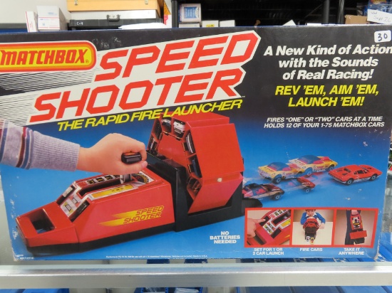 1984 Matchbox Speed Shooter "The Rapid Fire Launcher", Do Not Know if Complete, Made in USA.