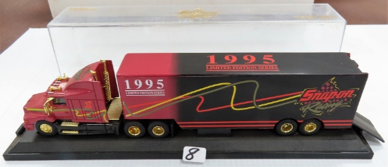 10.75" Snap-On Racing Tractor/Trailer. Premier Edition of 13,750