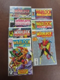 Seven (7) Warlock (Marvel) Comics Incl: Warlock Chronicles #1 (chromium cover) and the balance are