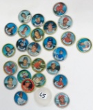 Twenty-Seven (27)  Vintage Topps Baseball Coins Incl. Reggie Jackson, Nolan Ryan, Tom Seaver,