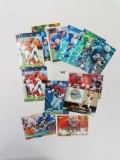 Twelve (12) SANDERS Football Cards Incl Deion and Barry. Momma Sanders must be Proud!