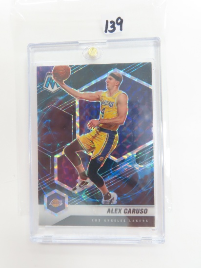 2020-21 Panini Mosaic Genesis Prizm Alex Caruso Los Angeles Lakers #129