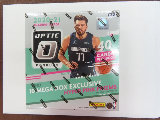 2020-21 Donruss Optic Unopened MEGA BOX (40 Cards per Box, Find (10) Hyper Pink Prizms per box.