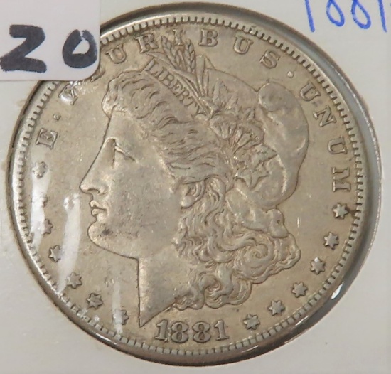 1881-S Silver Morgan Dollar