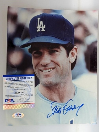 Steve Garvey Signed 8x10 Baseball Photo W/ PSA COA