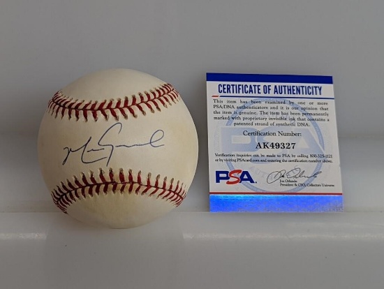 Mark Grace Signed Rawlings Baseball W/ PSA COA, 100% Guaranteed Authentic.