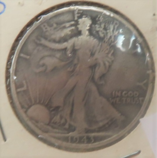 1943-S Silver Walking Liberty Half Dollar