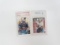 Kordell Stewart College Card Beckett Graded 8, Jon Kitna card PSA Graded 9. both one money