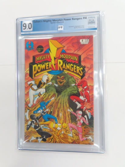 Saban's Mighty Morphin Power Rangers #4 (March 1995, Hamilton Comics) PGX Graded 9.0