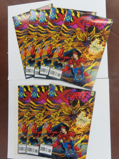 Eight (8) X-Force #43, Marvel Comics, All One Money