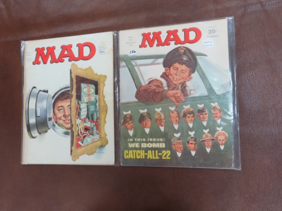 TWO (2) X The Money: MAD Magazines, July 1968 and March 1971.