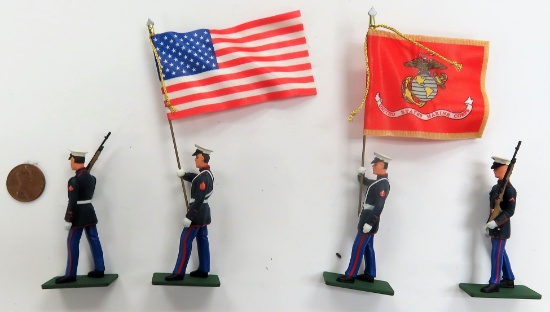 2002 Corgi United States Marine Corps Color Guard, US56205. NO BOX. Mint Condition. Very Nice