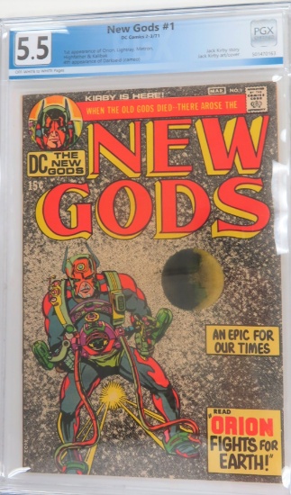 1971 New Gods #1, DC Comics (Jack Kirby) PGX Graded 5.5