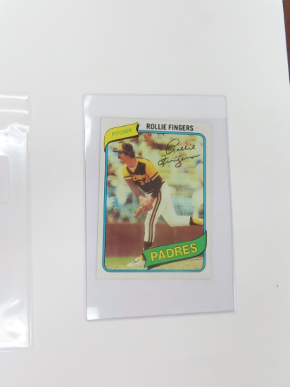 1980 Topps Baseball Rollie Fingers #651