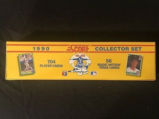 1990 Score Baseball Factory Set, 704 Cards, Unopened, Factory Sealed. RC's: Sosa & Frank Thomas,