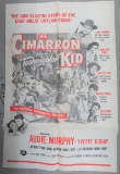 The Cimarron Kid Vintage movie poster, Audie Murphy.