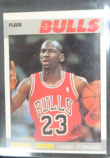 Michael Jordan 1987 Fleer Basketball Card