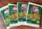 Four (4) 1990 Fleer Football Unopened Packs, pull a Aikman, Montana, Rice, Bo, Barry Sanders, Elway?