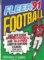 SIX (6) 1991 Fleer Football Unopened Packs. 14 cards per pack. All One Money!