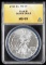 2016 $1 Silver Eagle ANACS MS-69 , American Silver Eagle, ASE, One Ounce Fine Silver.