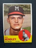 1963 TOPPS #62 BOB HENDLEY