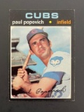 1971 TOPPS HIGH #726 PAUL POPOVICH