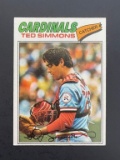 1977 TOPPS #470 TED SIMMONS