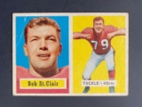 1957 TOPPS #18 BOB ST CLAIR